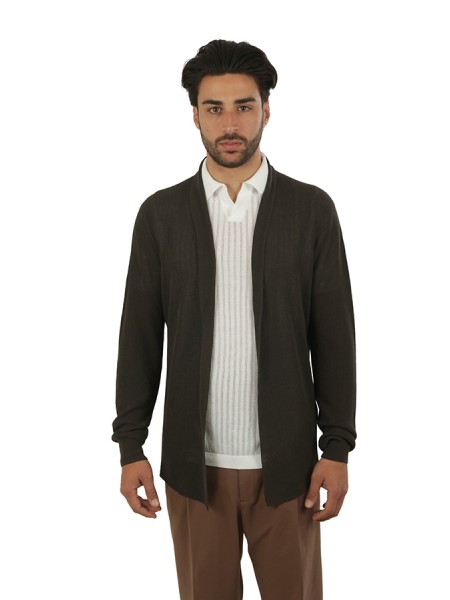 Maglia Roberto Collina Cardigan Testa di Moro